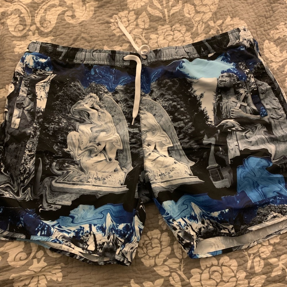 Fashion Nova running shorts and board shorts